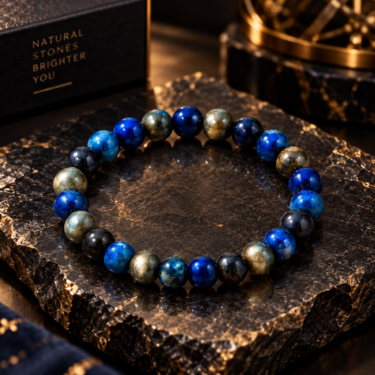 Lapis Lazuli Natural Stone Bracelet