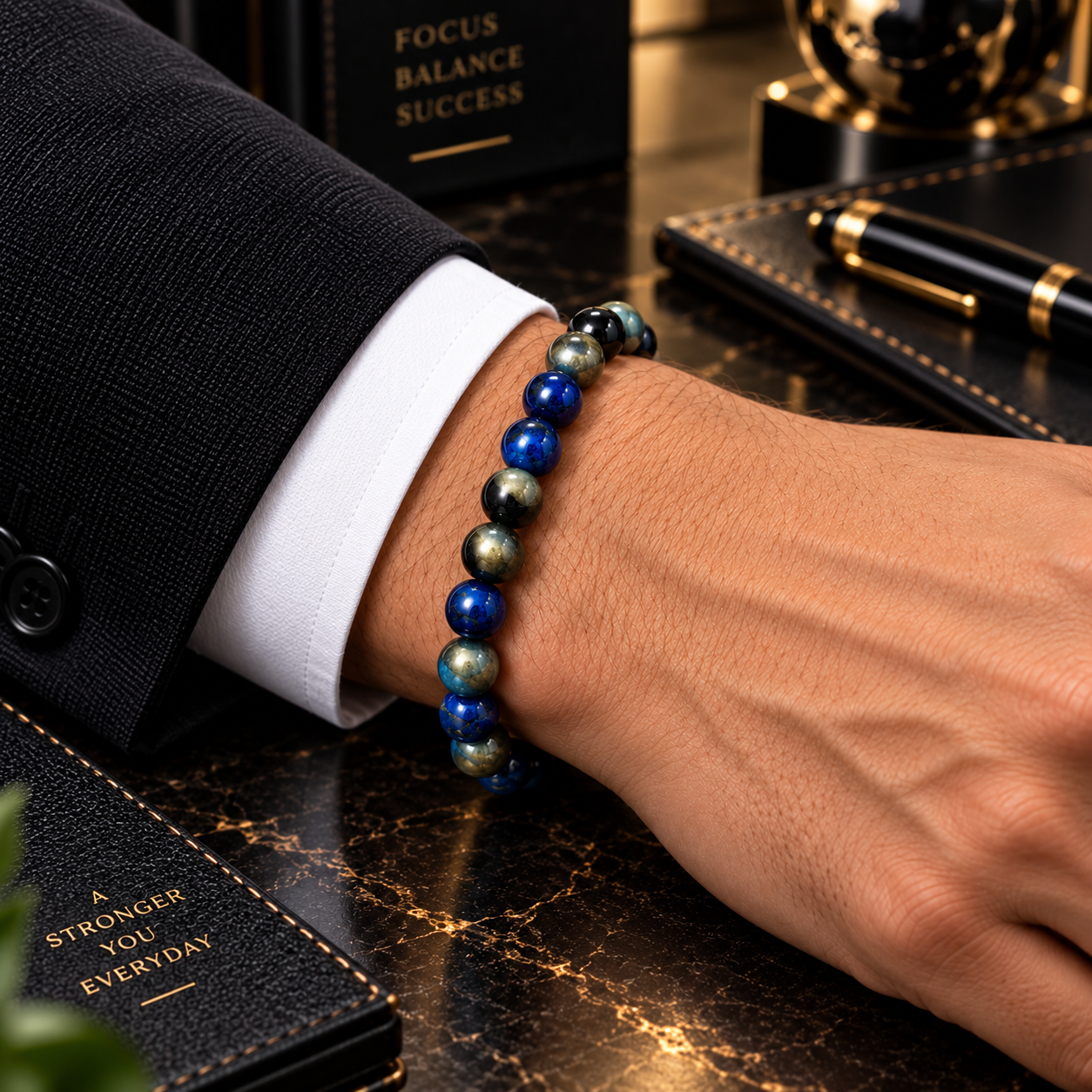 Lapis Lazuli Natural Stone Bracelet thumbnail 3