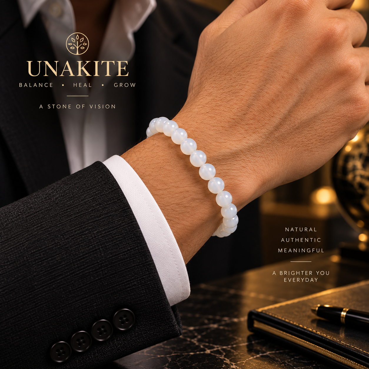 Opalite Natural Stone Bracelet thumbnail 3