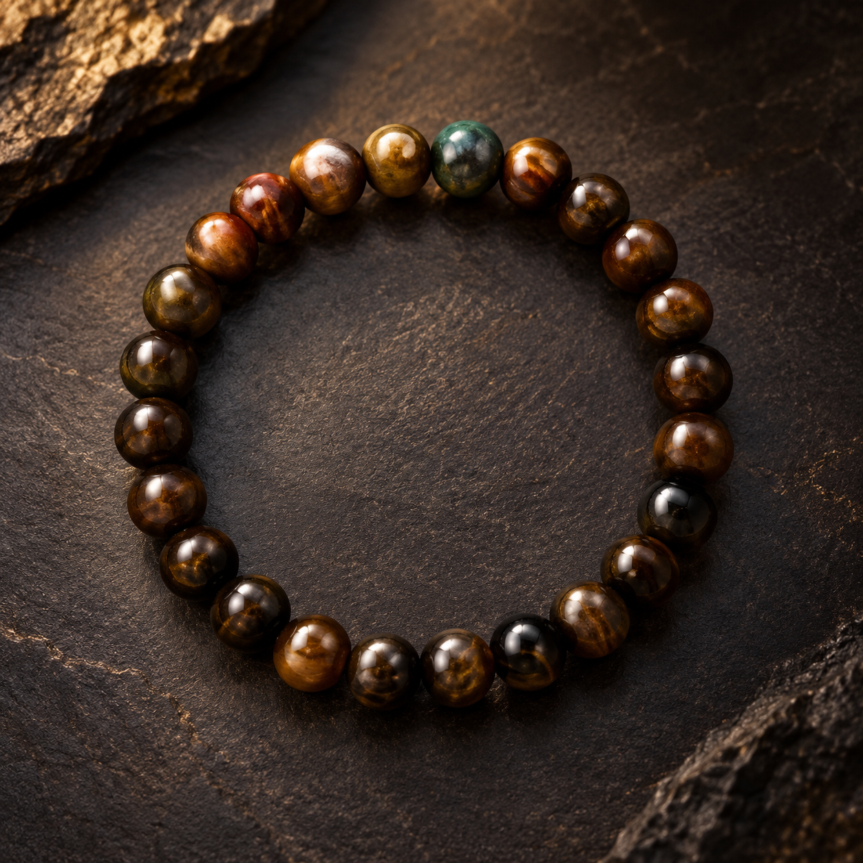 Chakra Tiger Eye Bracelet