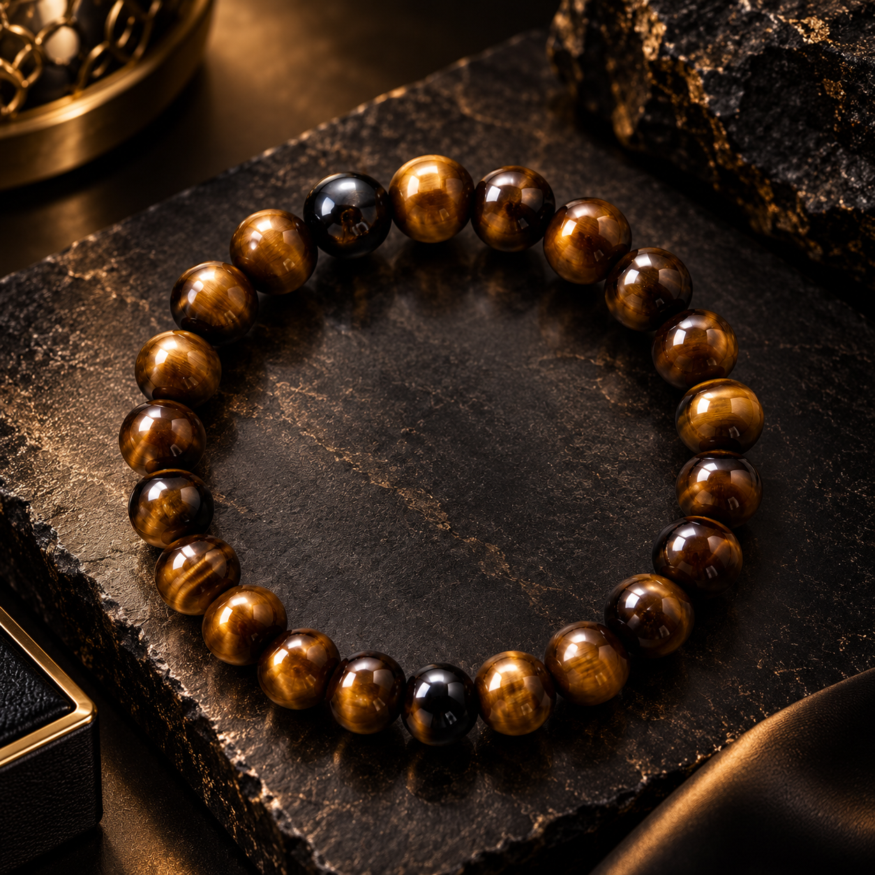 Tiger Eye Natural Stone Bracelet