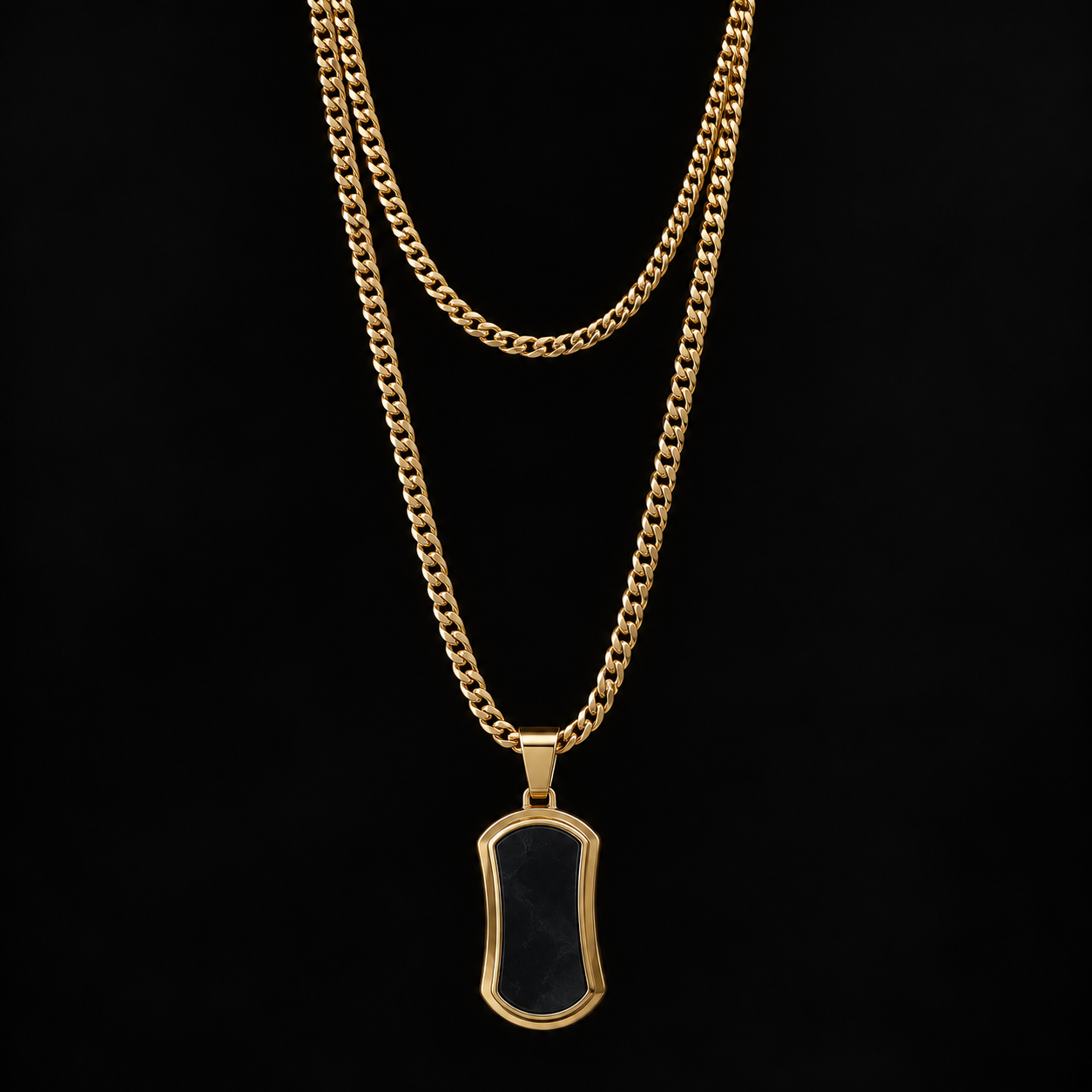 Rounded Edge Tag Chain